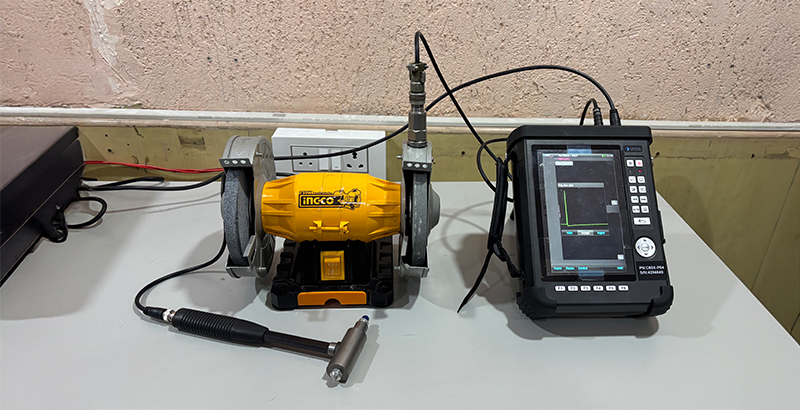 Impact hammer/Natural frequency test